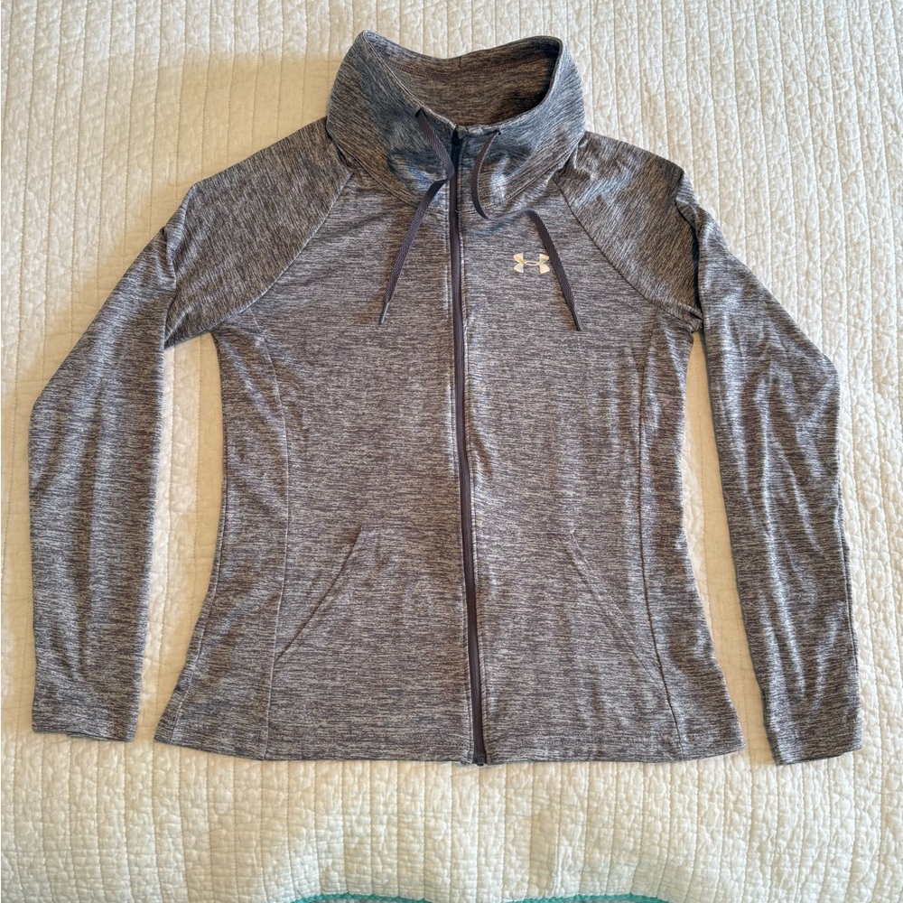 Under Armour Gray Full-Zip Sweatshirt